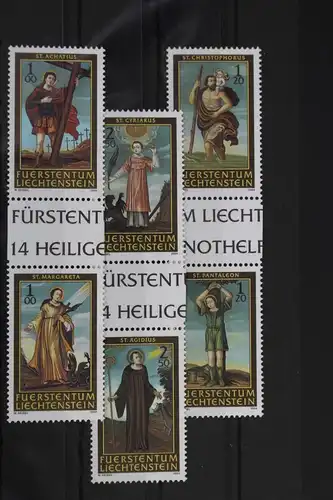 Liechtenstein 1341-1346 postfrisch Zwischensteegpaare #VT051