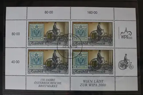Österreich 2222 gestempelt als Kleinbogen #VV350