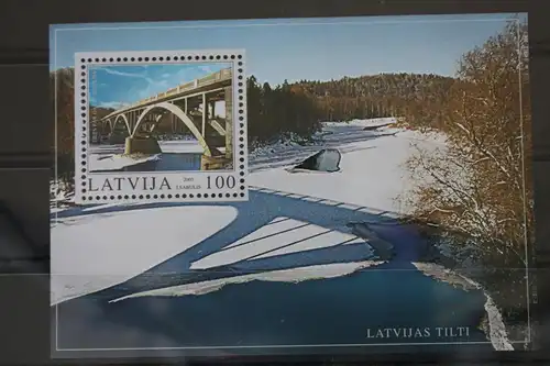 Lettland Block 17 mit 593 postfrisch #VV366