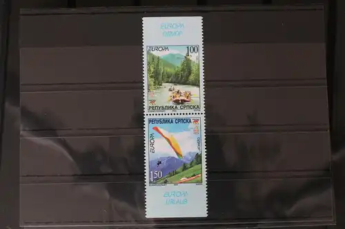 Serbische Republik 300-301 postfrisch Europa Ferien #VW309