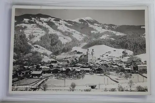 AK Hopfgarten im Brixental Ortsansicht 1956 #PJ771