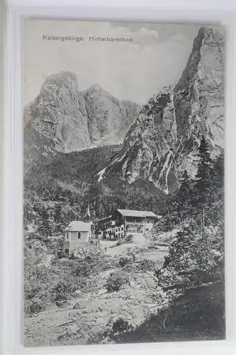 AK Kaisergebirge Hinterbärenbad (Anton-Karg-Haus) 1925 #PJ784