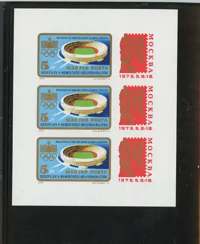 Ungarn Kleinbogen 3042 B postfrisch Briefmarkenausstellung #JK808