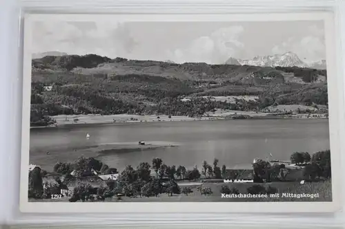 AK Keutschacher See mit Mittagskogel 1957 #PJ809