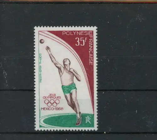 franz. Polynesien 89 postfrisch Olympia #JK832