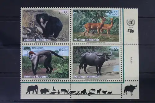 Vereinte Nationen Wien 406-409 postfrisch als Viererblock #VW420
