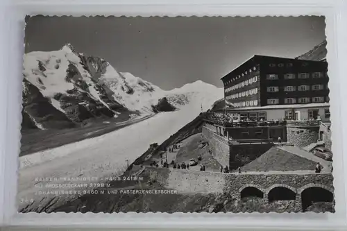 AK Kaiser Franz Josefs-Haus 2418 m mit Großglockner 3798 m 1962 #PJ789