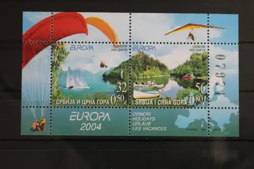 Jugoslawien Block 57 mit 3198-3199 postfrisch #VU314