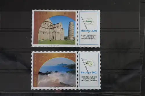 Italien 2860 Zf-2861 Zf postfrisch UNESCO Weltkulturerbe #VV499