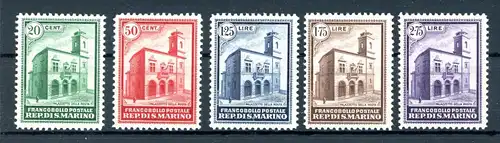 San Marino 175-179 mit Falz #JM264