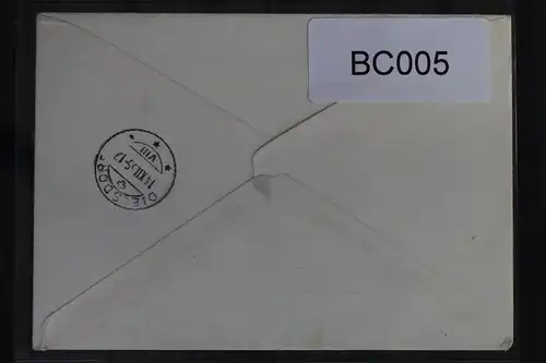 Liechtenstein 338-341 auf Brief als Mischfrankatur als FDC #BC005