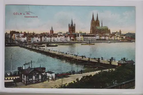 AK Köln am Rhein Gesamtansicht 1909 #PJ870