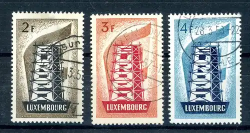 Luxemburg 555-557 gestempelt CEPT #JM281