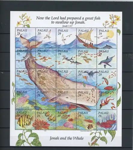 Palau ZD Bogen 661-71 postfrisch Bibelgeschichte #JD552