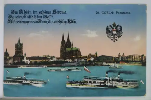 AK Köln am Rhein Panorama Feldpost #PJ831