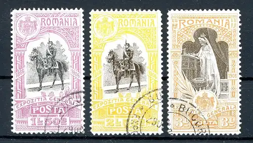 Rumänien 205-207 gestempelt #JM266
