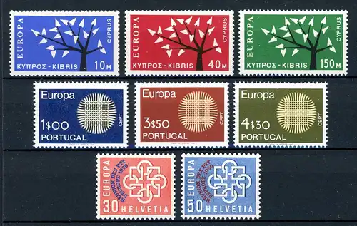 Lot Europa-Marken postfrisch Zypern-Schweiz-Portugal #JM334