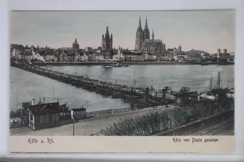 AK Köln am Rhein von Deutz aus gesehen #PJ864