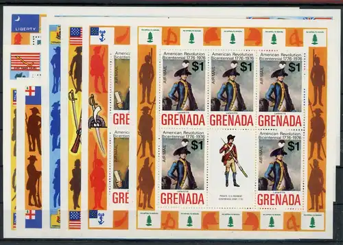 Grenada Kleinbogen 657-666 C postfrisch Unabhängigkeit #JK578
