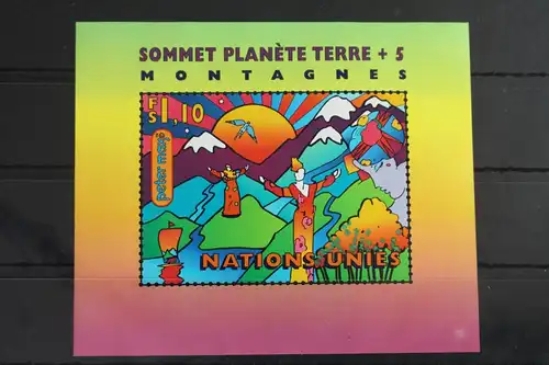 Vereinte Nationen Genf Block 9 mit 313 postfrisch #VU402