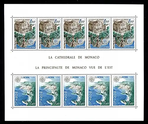 Monaco Jahrgang 1978 postfrisch ohne Block 13 #JM259
