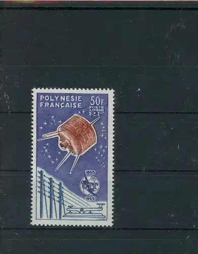 franz. Polynesien 44 postfrisch Kommunikation #JK830