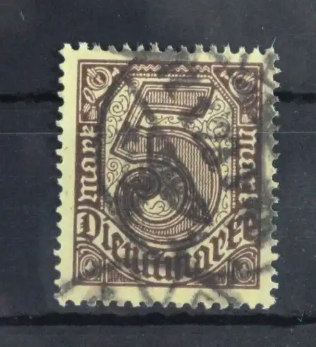 Deutsches Reich Dienstmarken 33a gestempelt geprüft Infla Berlin #VP442