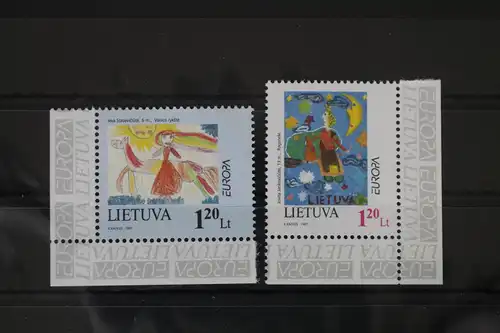 Litauen 636-637 postfrisch Europa #VX211