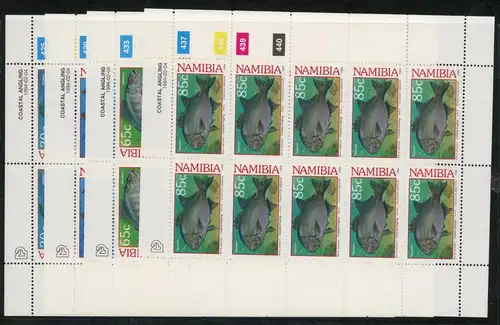 Namibia ZD Bogen 764-67 postfrisch Fische #JK840