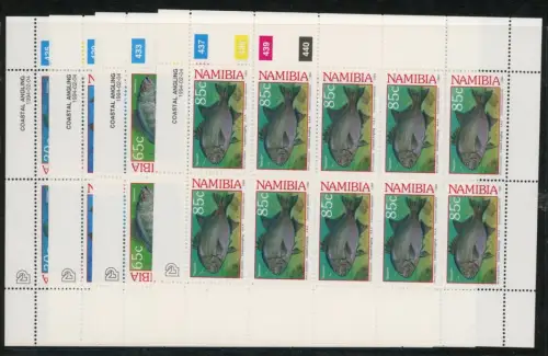 Namibia ZD Bogen 764-67 postfrisch Fische #JK840