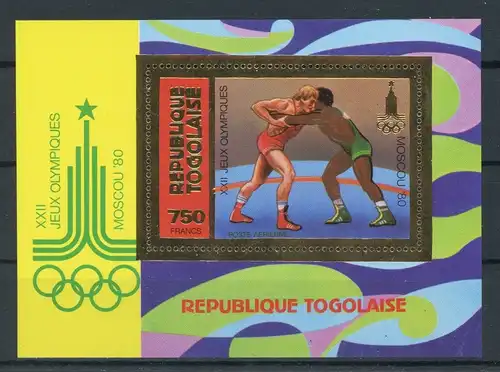Togo Block 157 postfrisch Olympia #JK942