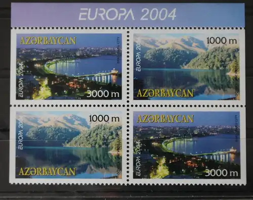 Aserbaidschan 573 D-574 D postfrisch als Viererblock #VW317