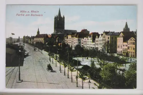 AK Köln am Rhein Partie am Bollwerk #PJ874