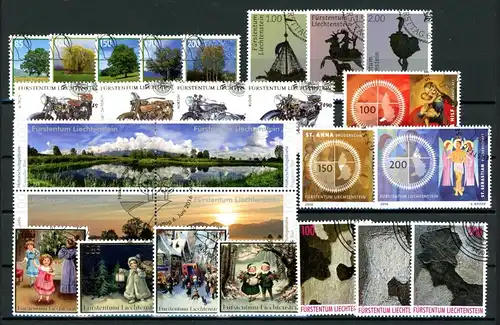 Liechtenstein Lot aus 2016 Ersttagssonderstempel #JM349