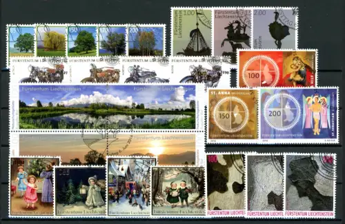 Liechtenstein Lot aus 2016 Ersttagssonderstempel #JM349