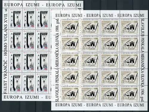 Kroatien Kleinbögen 274-275 postfrisch Cept 1994 #JD474
