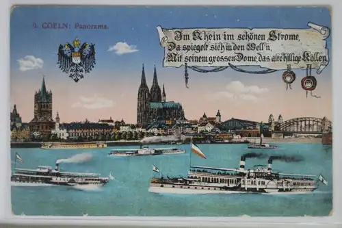 AK Köln am Rhein Panorama 1916 #PJ833