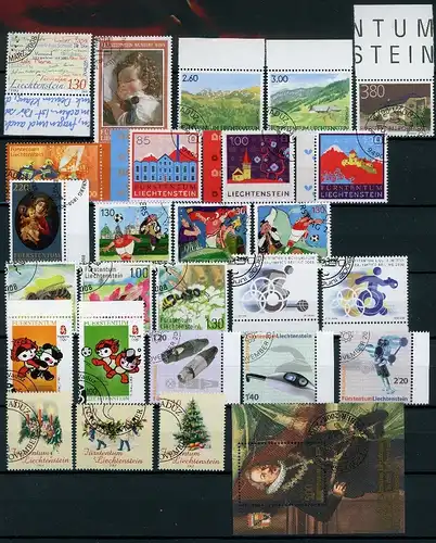 Liechtenstein Jahrgang 2008 gestempelt #HX021