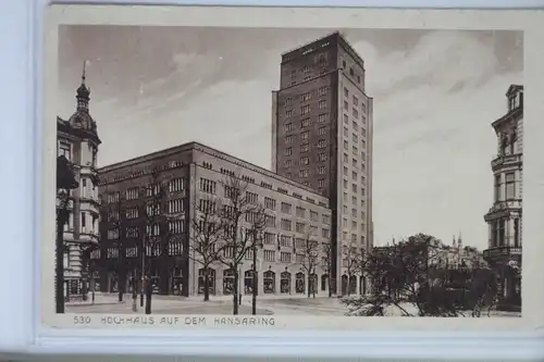 AK Köln am Rhein Hochhaus auf dem Hansaring 1925 #PJ856