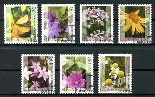 Schweiz 1820-1826 A gestempelt Blumen #JM348