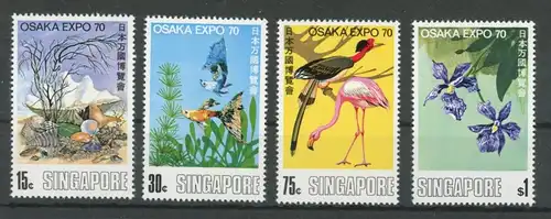 Singapur 112-15 postfrisch Weltausstellung EXPO #JK923