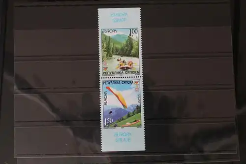 Serbische Republik 300-301 postfrisch Europa Ferien #VW310