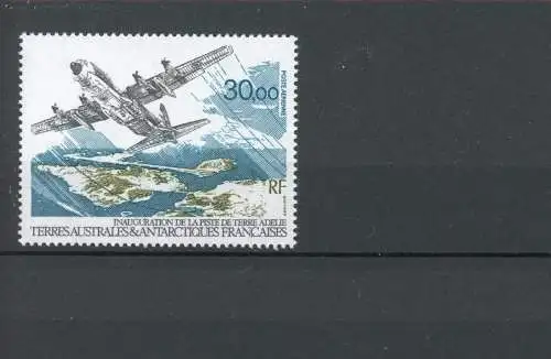 franz. Antarktis Gebiete 313 postfrisch Flugzeug #JK931
