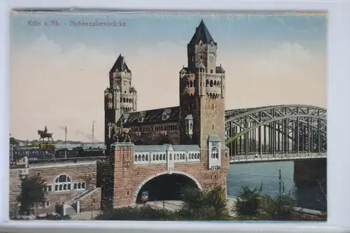 AK Köln am Rhein Hohenzollernbrücke #PJ867