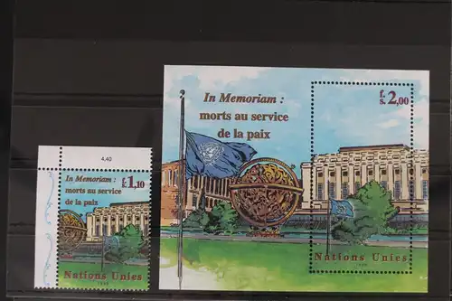 Vereinte Nationen Genf Block 12 mit 381 postfrisch #VX896