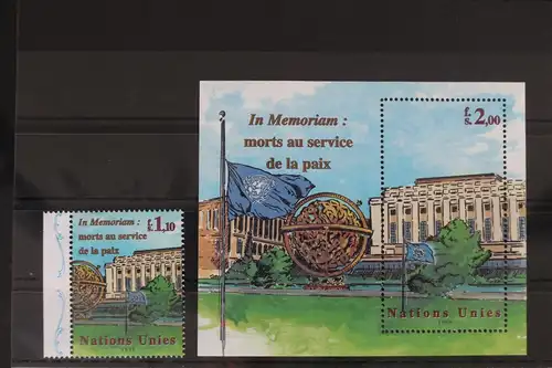 Vereinte Nationen Genf Block 12 mit 381 postfrisch #VX895