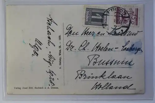 AK Markt Aschach an der Donau Ortsansicht #PK121