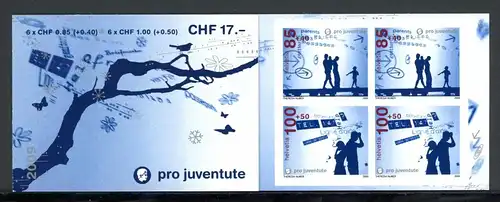 Schweiz Markenheftchen 0-158 postfrisch Pro Juventute #JM344
