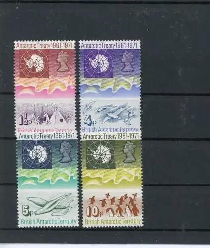 Brit. Antarktis Geb. 39-42 postfrisch Antarktisvertrag #JK909