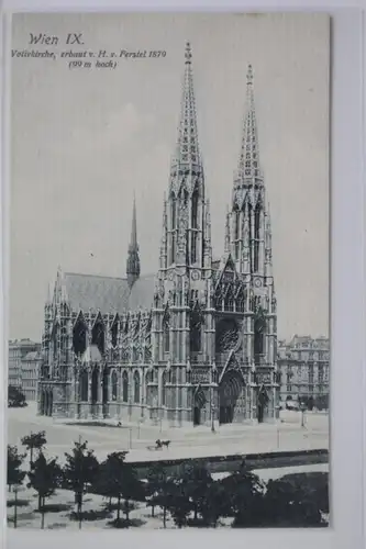 AK Wien IX. Votivkirche, erbaut v. H. v. Ferstel 1870 #PJ993